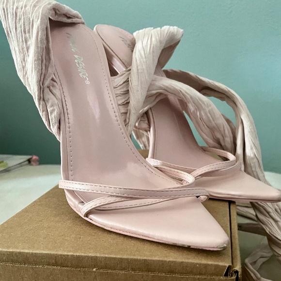 Public Desire Brunchin wrap ankle heel sandals - Picture 7 of 9